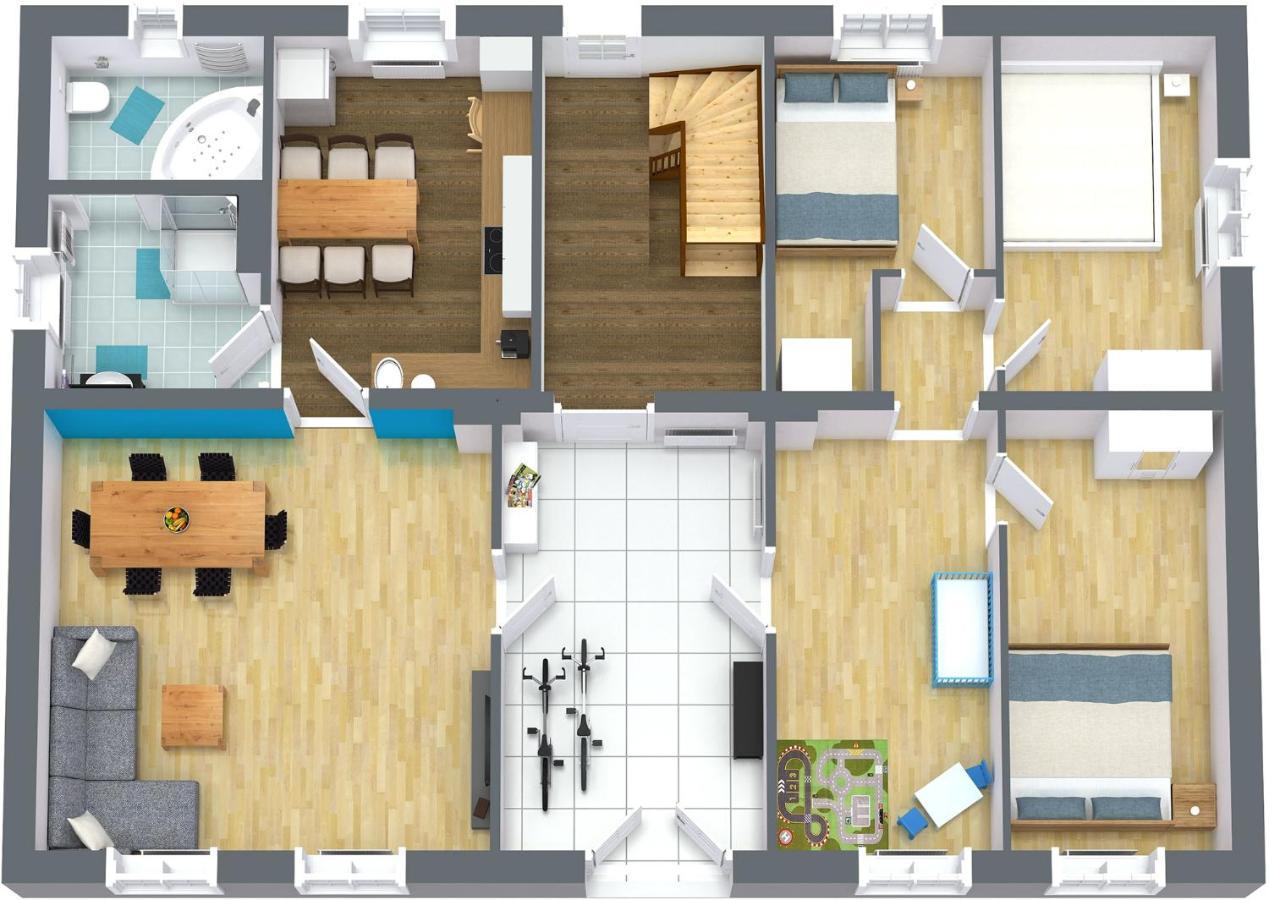 Ferienwohnung Pasewalk, 110 Qm Mit Geschirrspueler Papendorf  Buitenkant foto